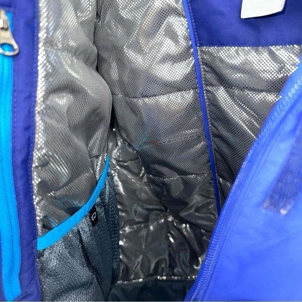 Columbia Women's Blue Omni Heat Long Sleeve Full Zip Ski Jacket - Size XS